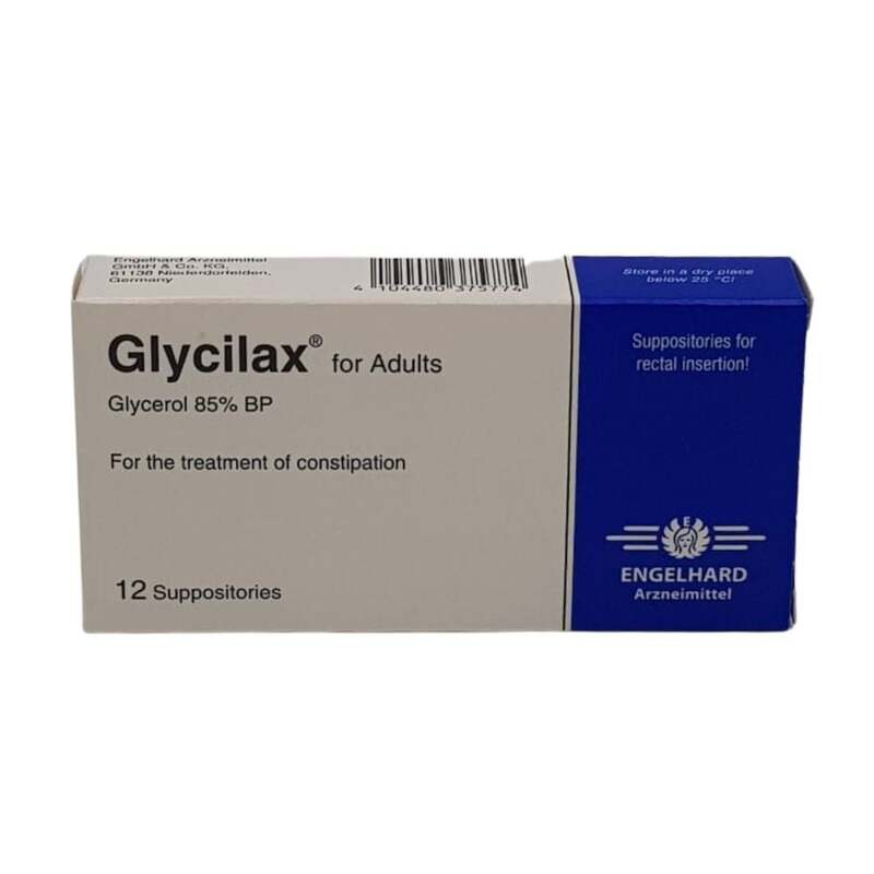 GLYCILAX 85% BP FOR ADULTS 12'S
